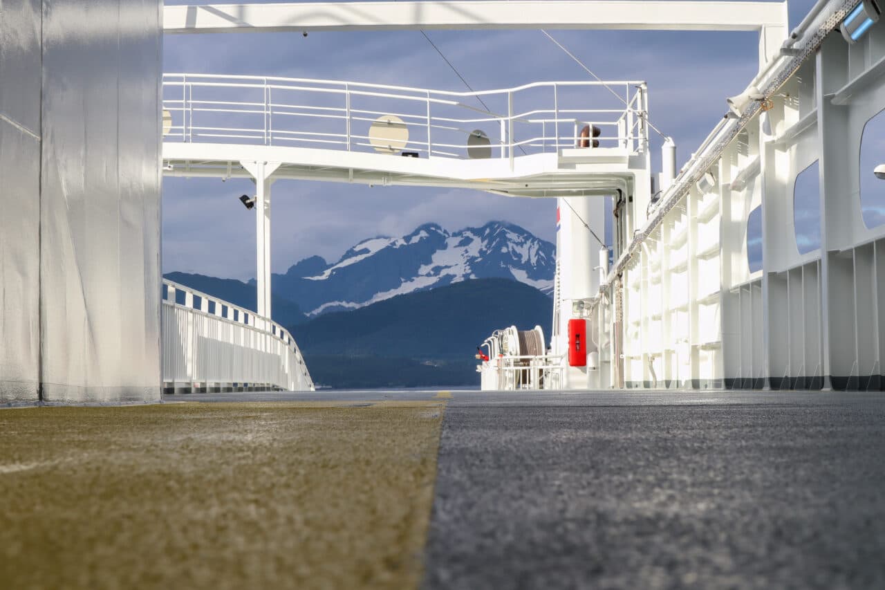 ferry from Magerholm to Sykkylven Norway